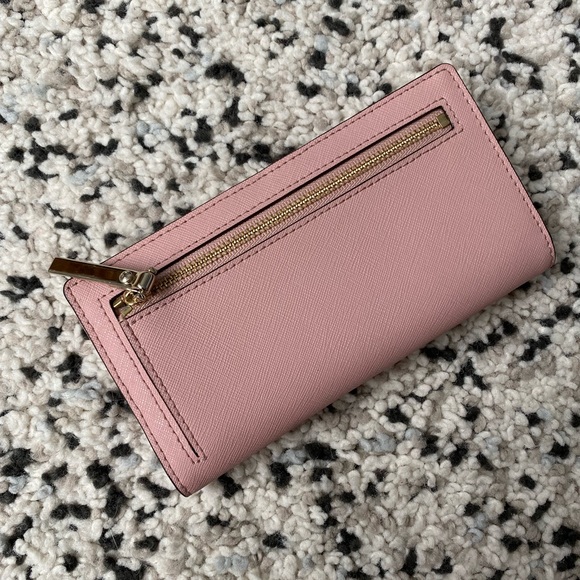 Kate Spade Slim Bifold Wallet - Pink - Picture 2 of 4